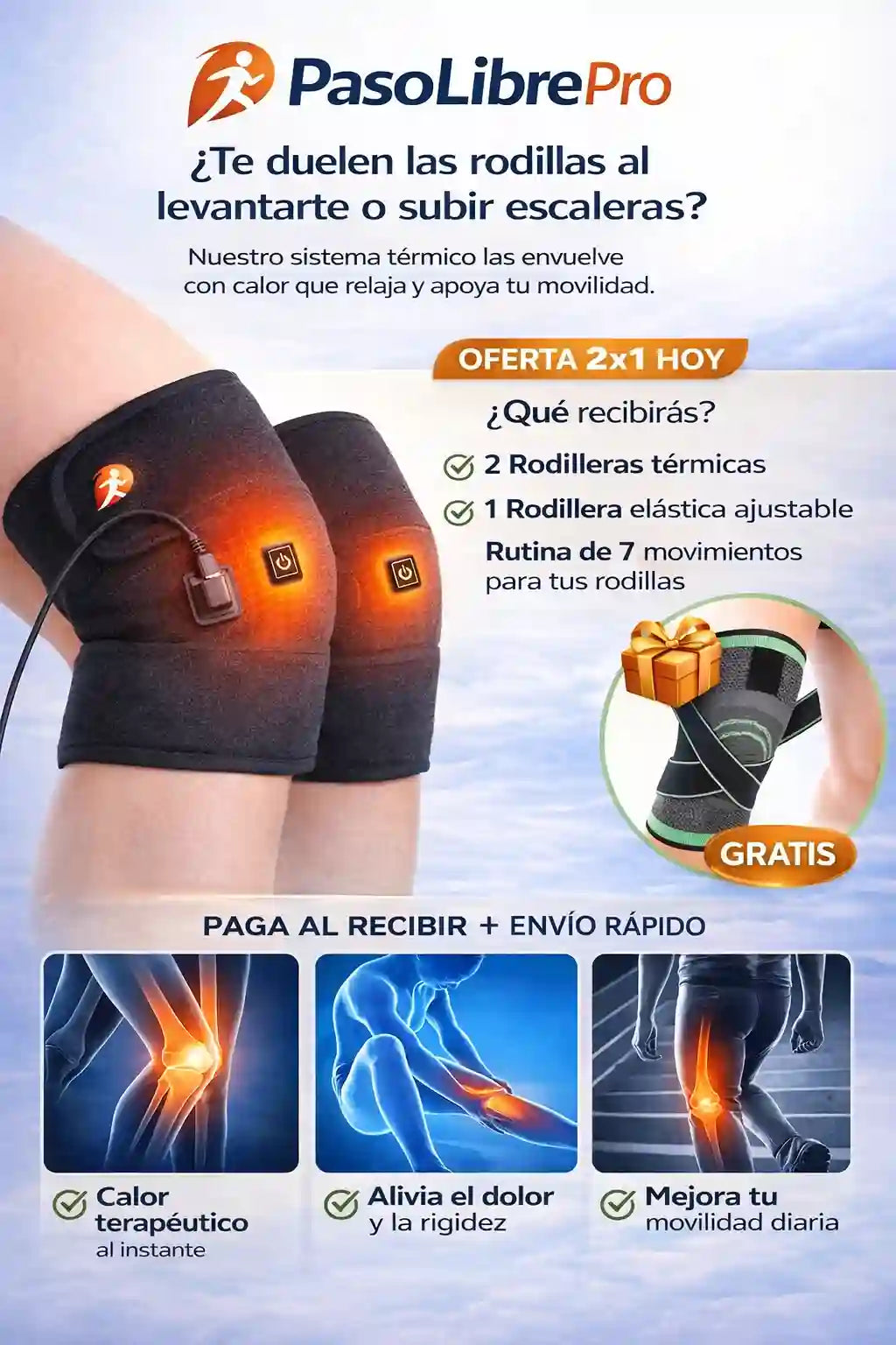 PasoLibre PRO | Rodillera térmica